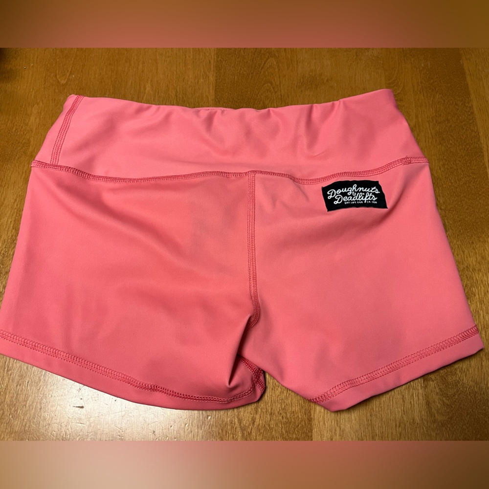 Doughnuts and Deadlifts Fleo shorts.